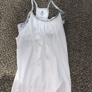 Workout tank with built in sports bra.